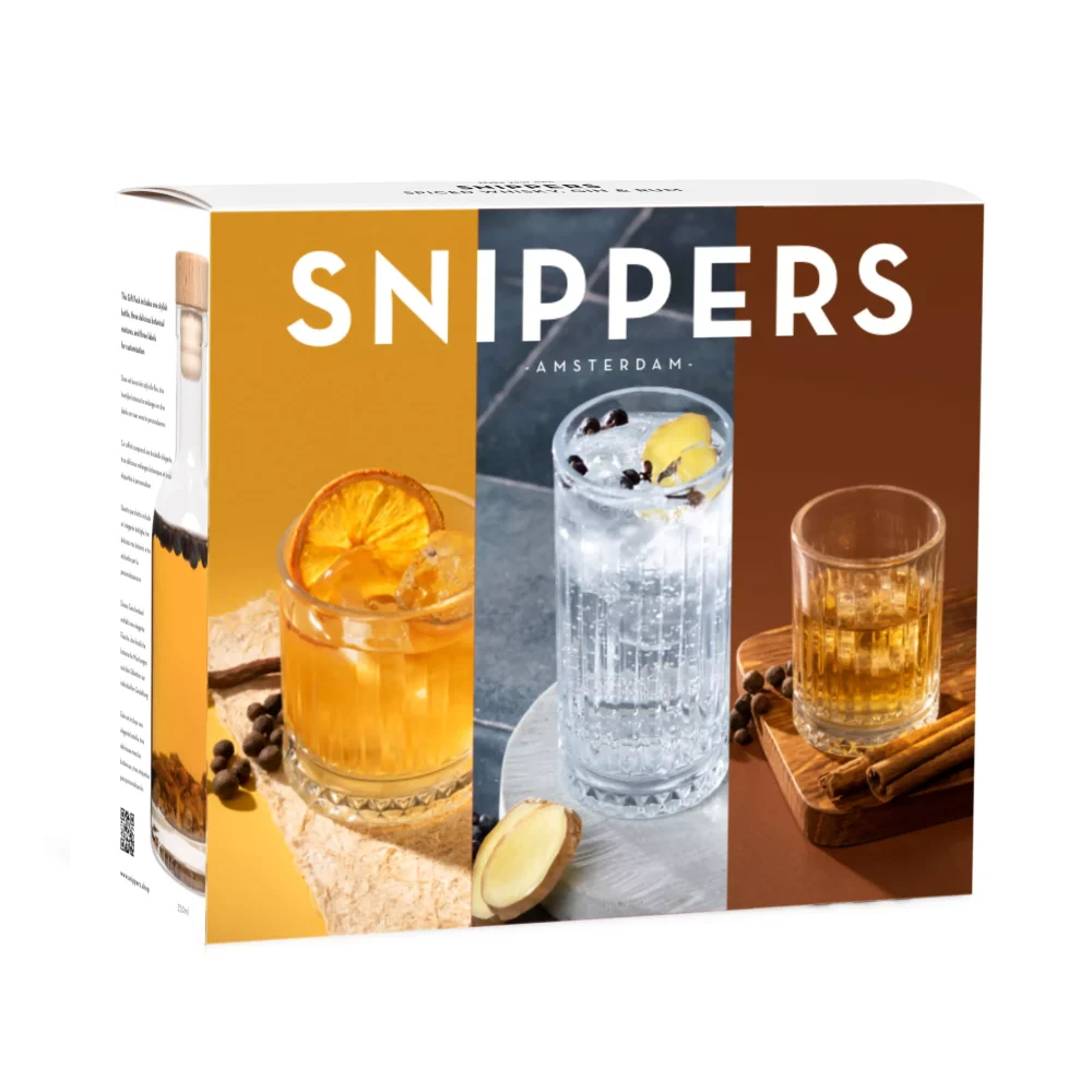 Snippers Botanicals Gift Pack Mix 3 Glasses