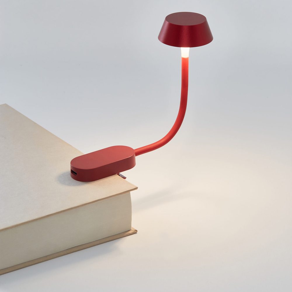 Lexon Mimi Light Luce da lettura Rossa - immagine 2