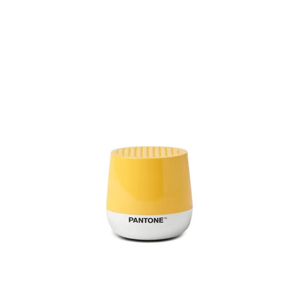 Lexon Pantone Mino + Alu Speaker Bluetooth Giallo Mimosa