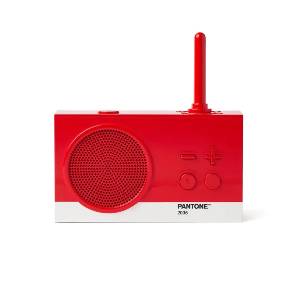 Lexon Pantone Tykho 3 Radio e Speaker Rossa