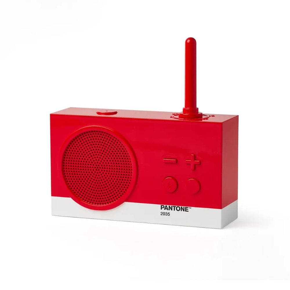 Lexon Pantone Tykho 3 Radio e Speaker Rossa - immagine 2