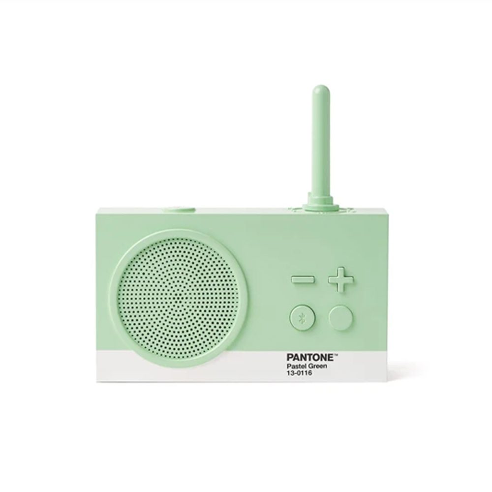 Lexon Pantone Tykho 3 Radio e Speaker Verde Pastello