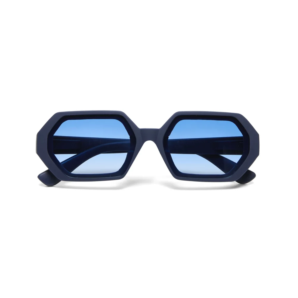 Okkia Occhiale da Sole Modello Andrea Esagono Midnight Blue