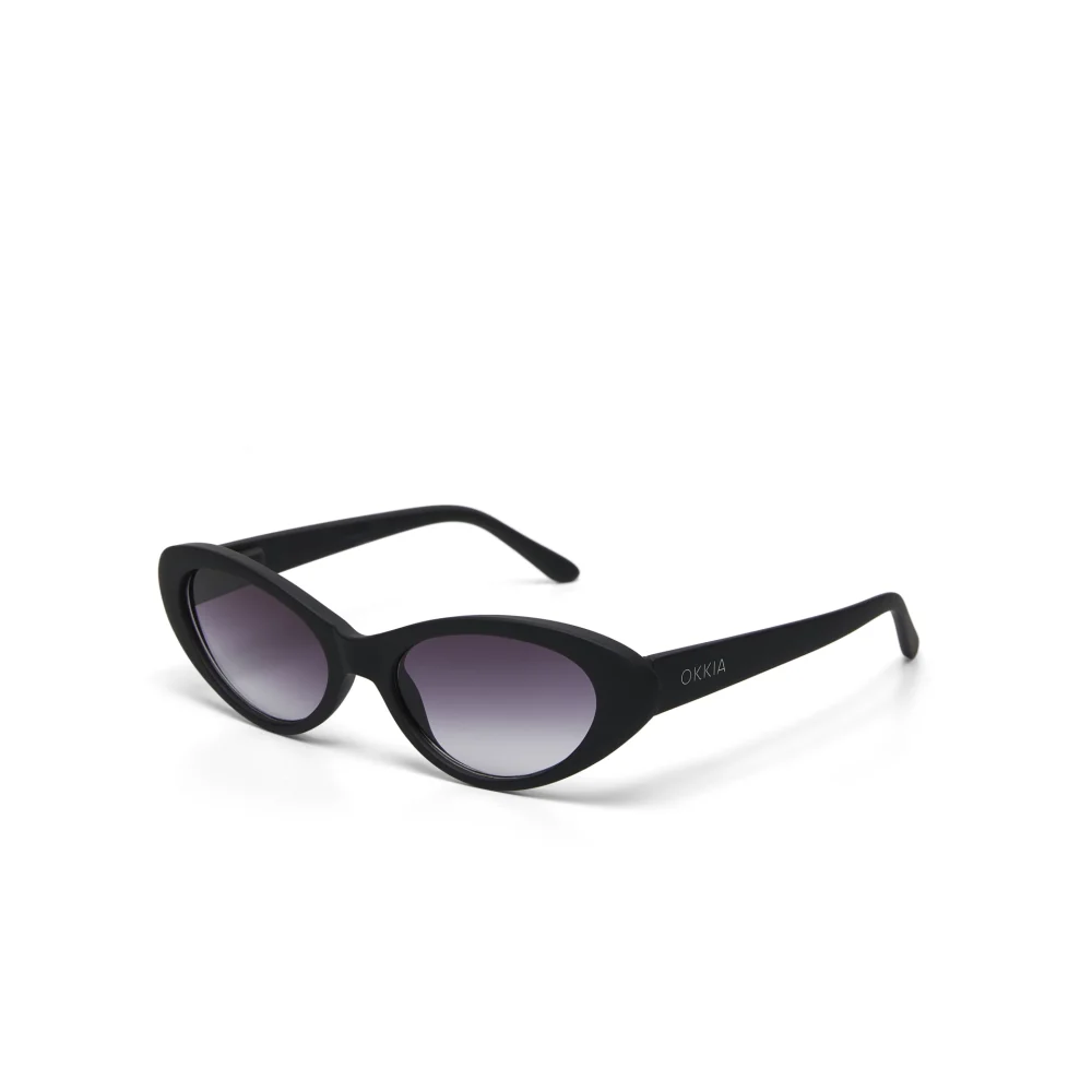 Okkia Occhiale da Sole Modello Lina Black lente Black Gradient - immagine 3