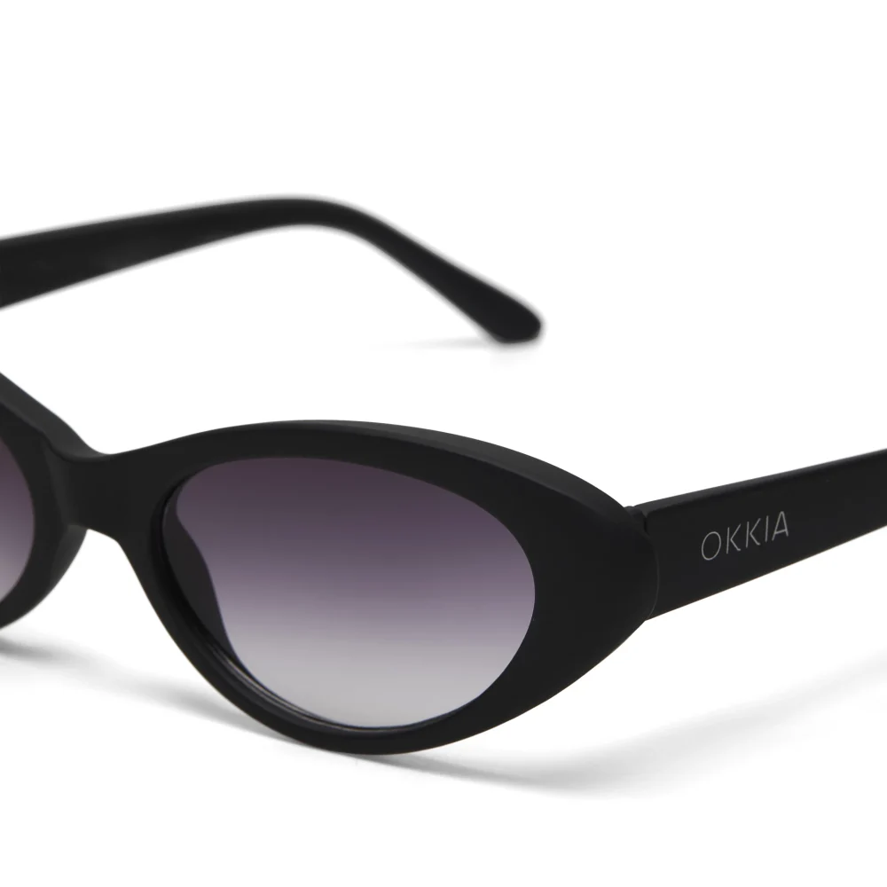 Okkia Occhiale da Sole Modello Lina Black lente Black Gradient - immagine 2