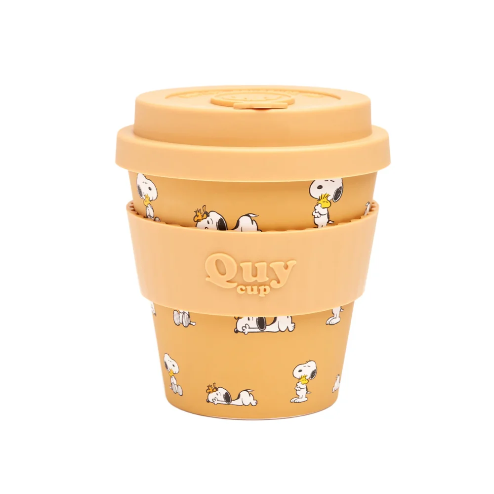 Quy Cup Cappuccino Snoopy Woodstock