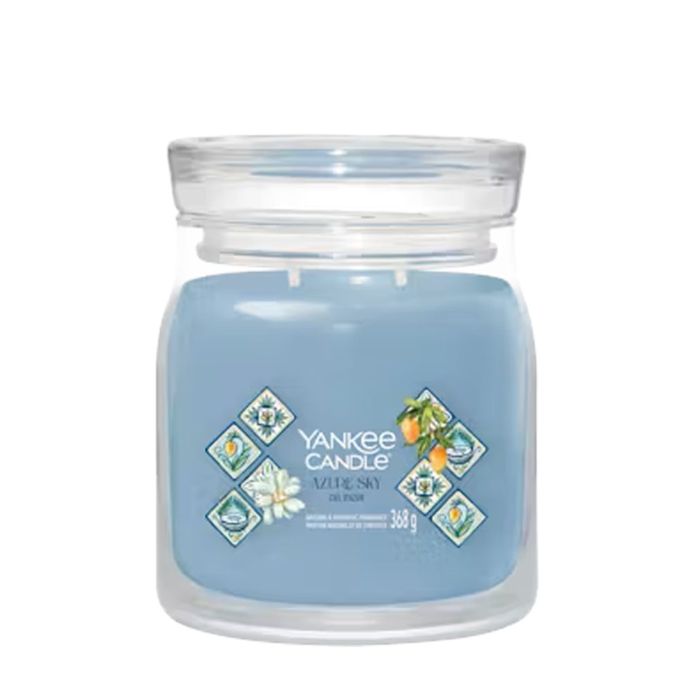 Yankee Candle Signature Azure Sky Candela Giara Media