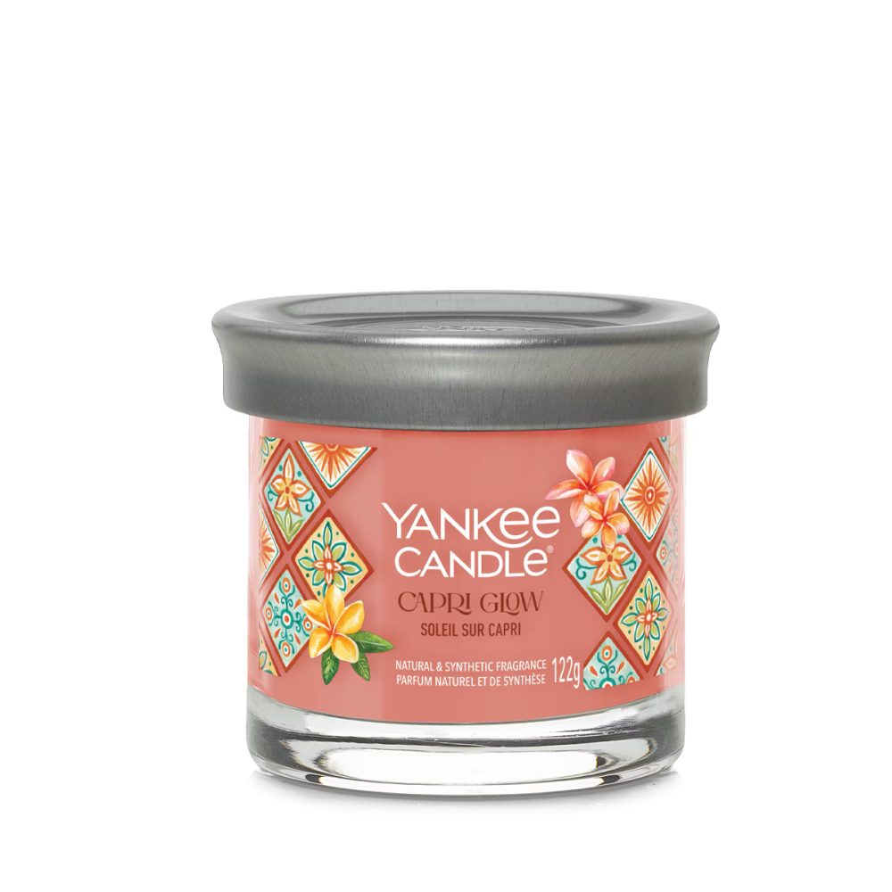 Yankee Candle Signature Capri Glow Candela Tumbler Piccolo