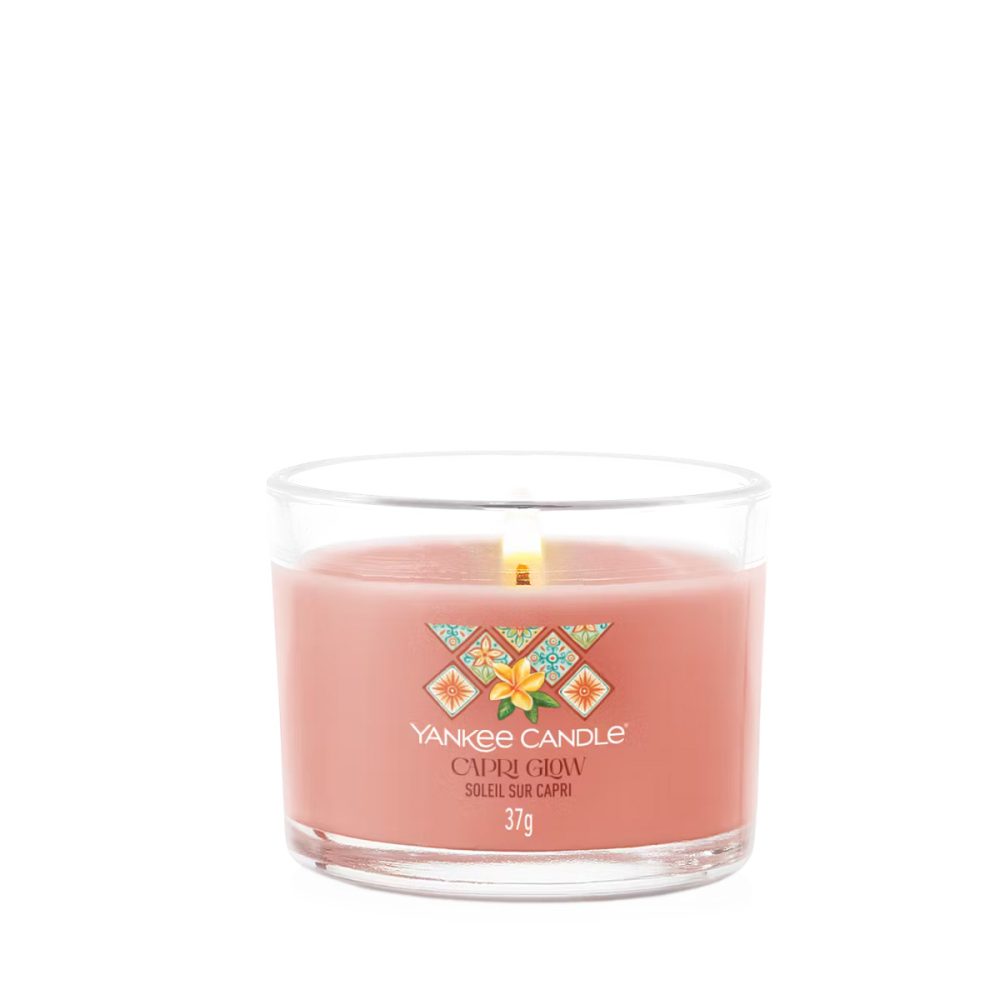 Yankee Candle Signature Capri Glow Candela Votiva in vetro