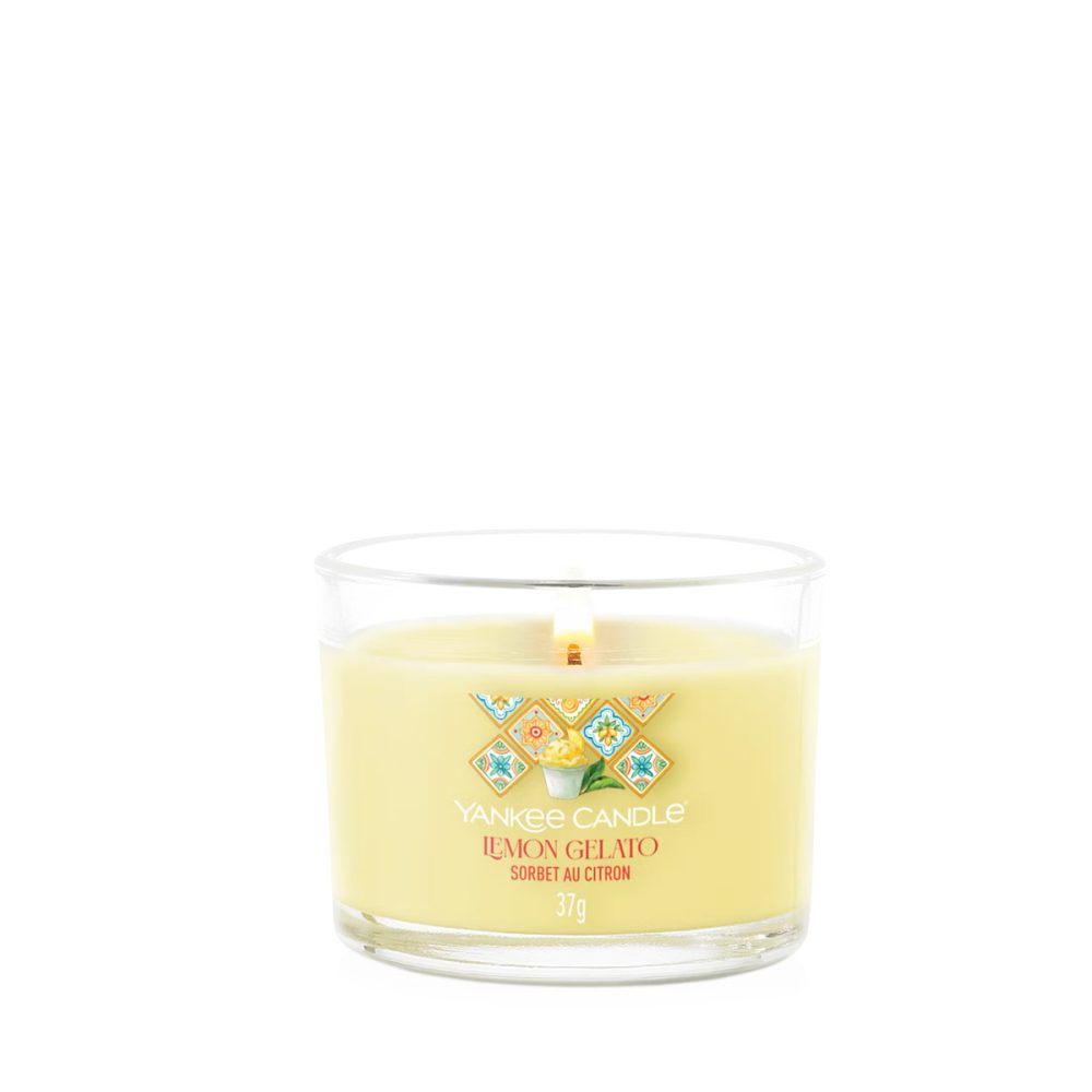 Yankee Candle Signature Lemon Gelato Candela Votiva in vetro