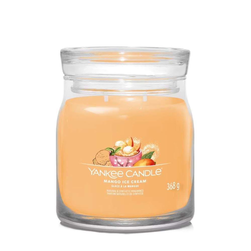 Yankee Candle Signature Mango Ice Cream Candela Giara Media